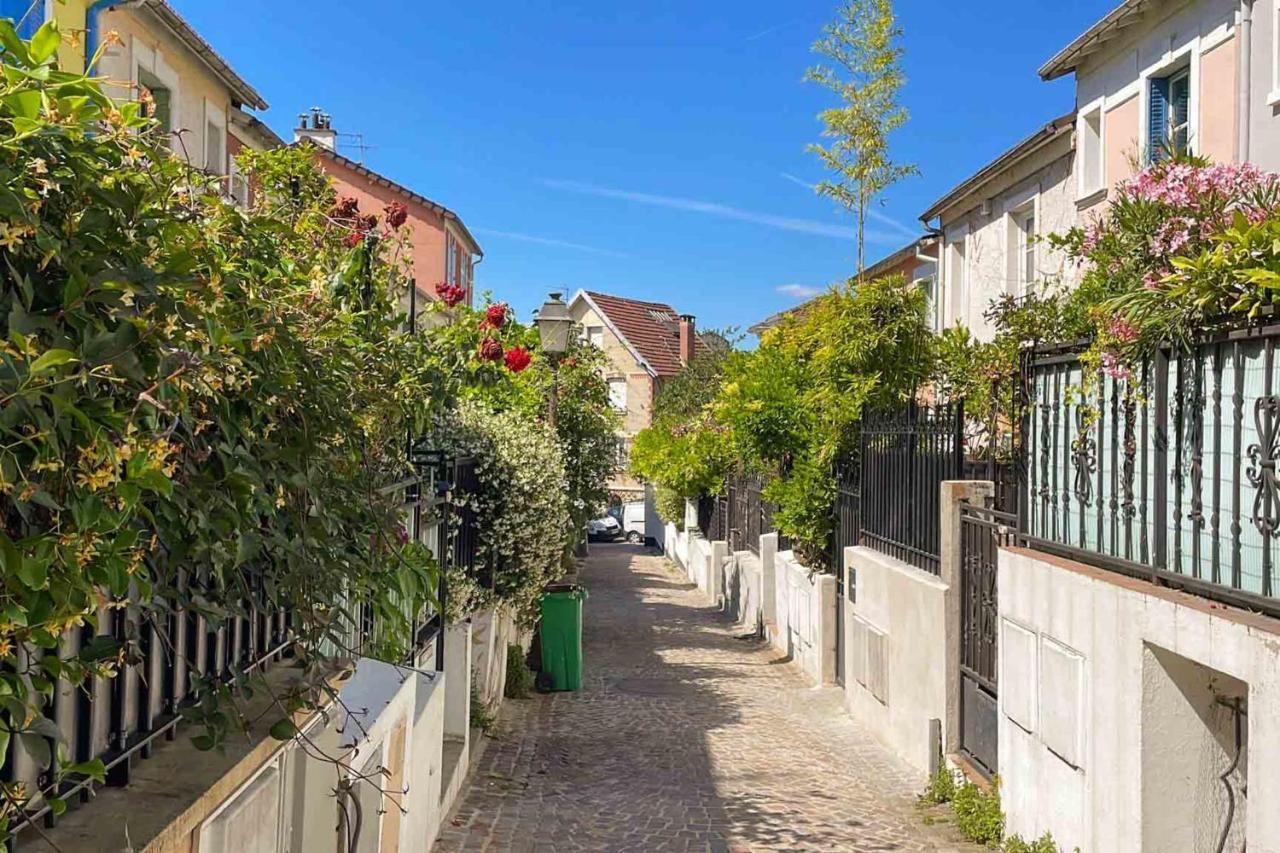 Charming Townhouse With Garden In The City Of Love Париж Екстер'єр фото